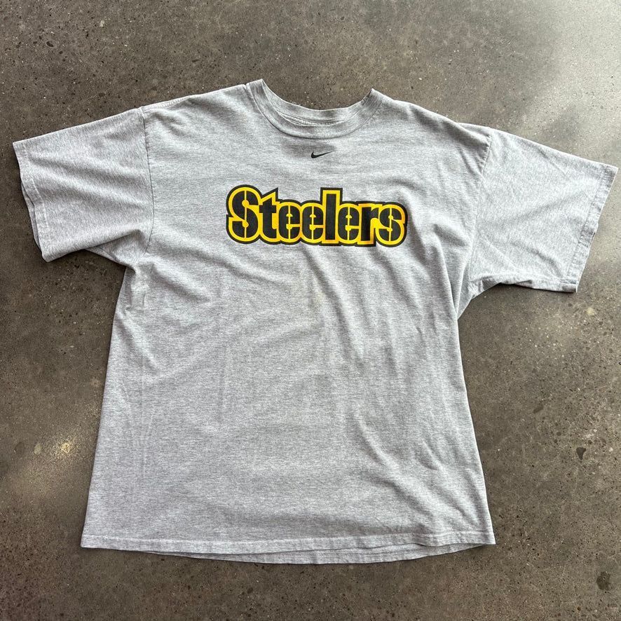 Nike Vintage 90s Nike Steelers Tee Size US XL / EU 56 / 4 - 2 Thumbnail