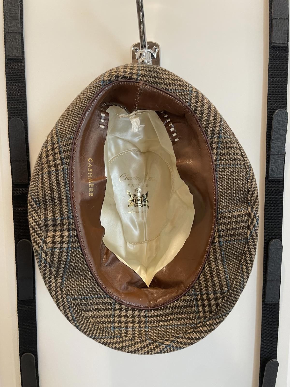 Designer Classic Charles Knox Cashmere Plaid Hat Size ONE SIZE - 5 Thumbnail