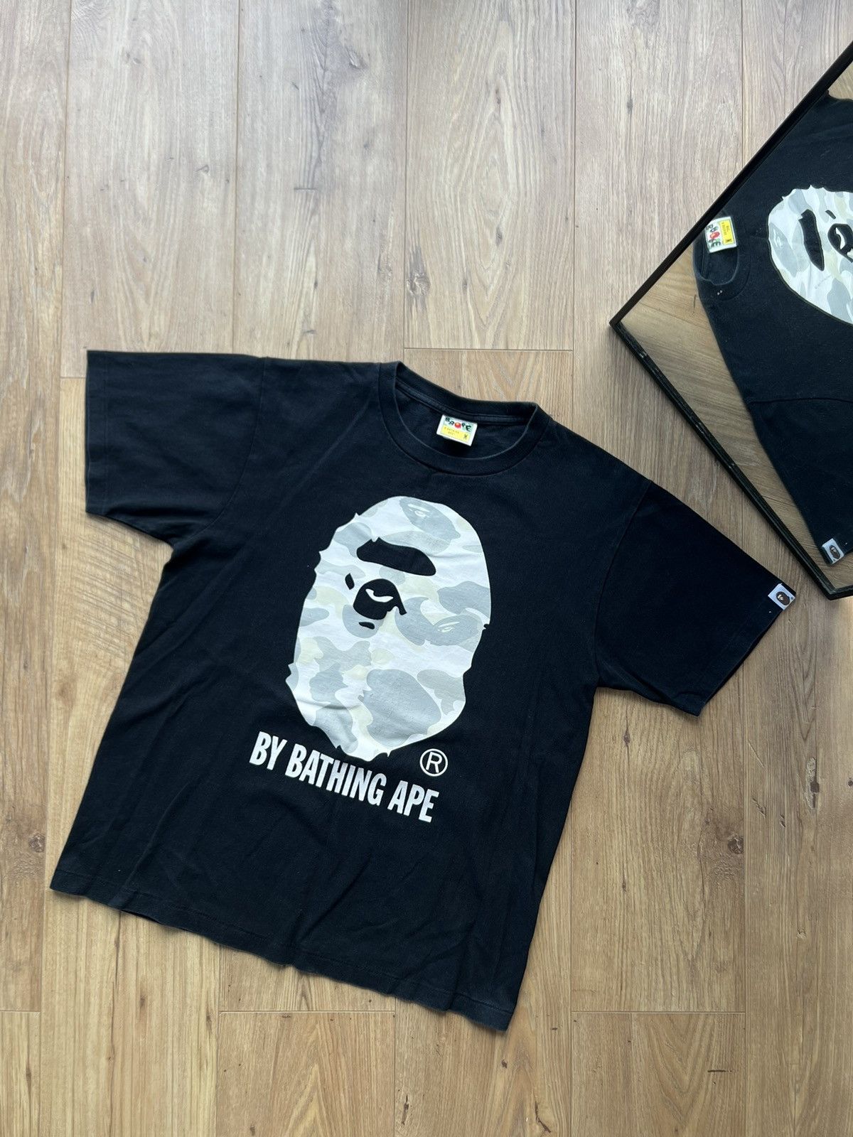 Bape BAPE CAMO HEAD COLLEGE TEE Size US M / EU 48-50 / 2 - 1 Thumbnail