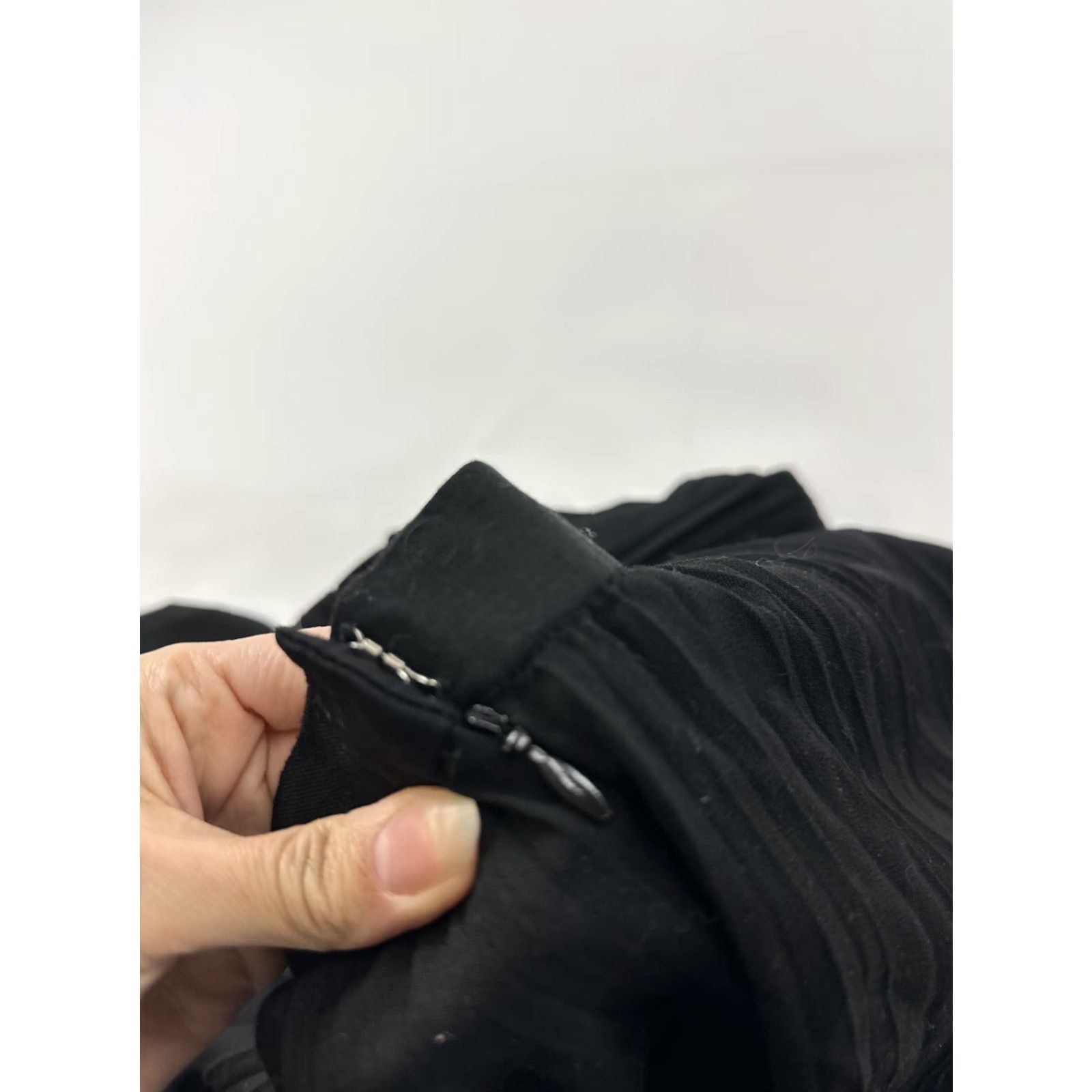 Vintage Gosse Skirt Women’s 26 Black Pleated Maxi Size 26" / US 2 / IT 38 - 4 Thumbnail
