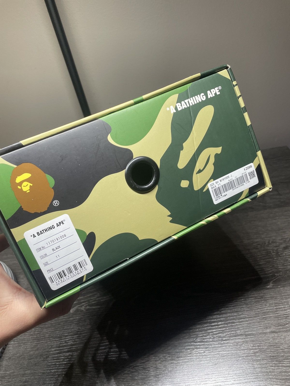 Bape Bape Shoes Bapesta Suede Black/Grey Size US 11 / EU 44 - 7 Thumbnail