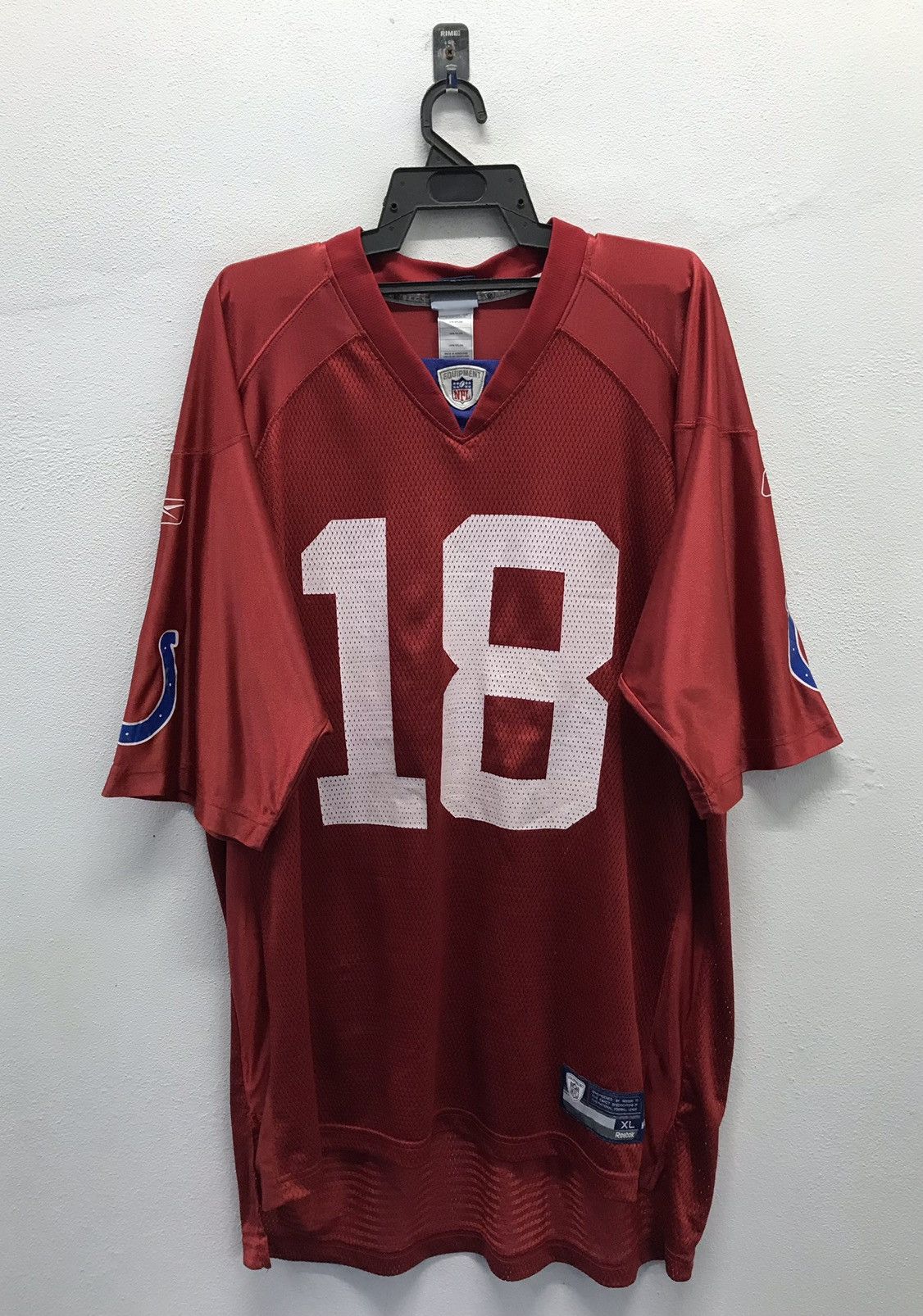 NFL × Reebok × Vintage Vintage NFL Onfield Reebok Manning 18 Jerseys Size US XL / EU 56 / 4 - 1 Thumbnail