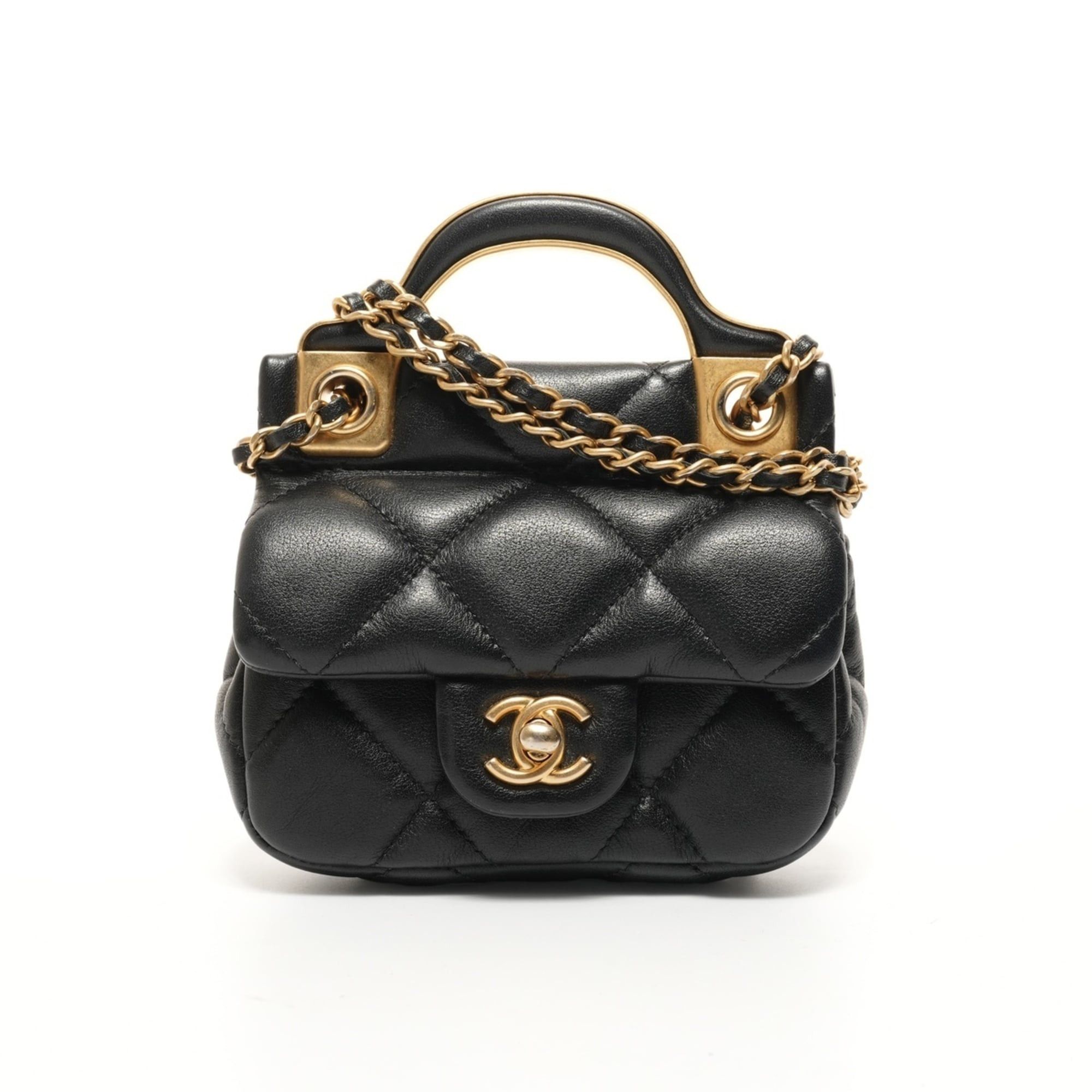 Chanel CHANEL 31 Series 2021-2022 Matelasse Chain Clutch Mini Wallet Business Card Holder/Card Case 2-Way Shoulder Bag Black Size ONE SIZE - 1 Thumbnail