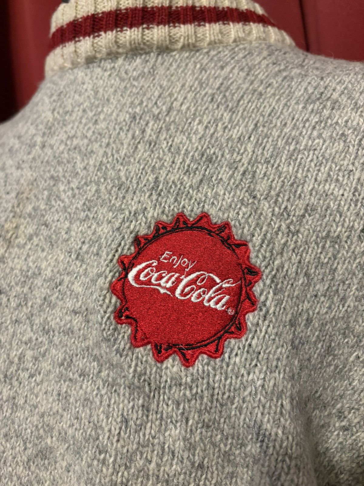 Coca Cola Vintage Coca Cola Sweater 90’s Sock Monkey Bottle Cap Logo Size US XL / EU 56 / 4 - 4 Thumbnail