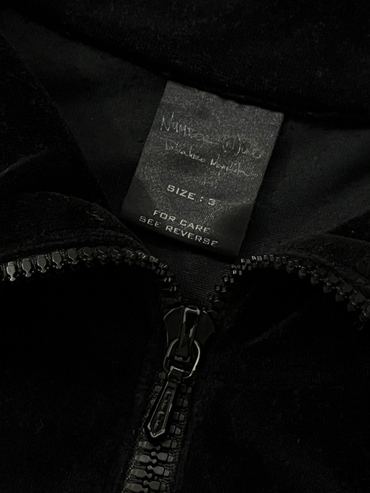 Number (N)ine SS04 Double Skull Velour Track Jacket Size US M / EU 48-50 / 2 - 5 Thumbnail
