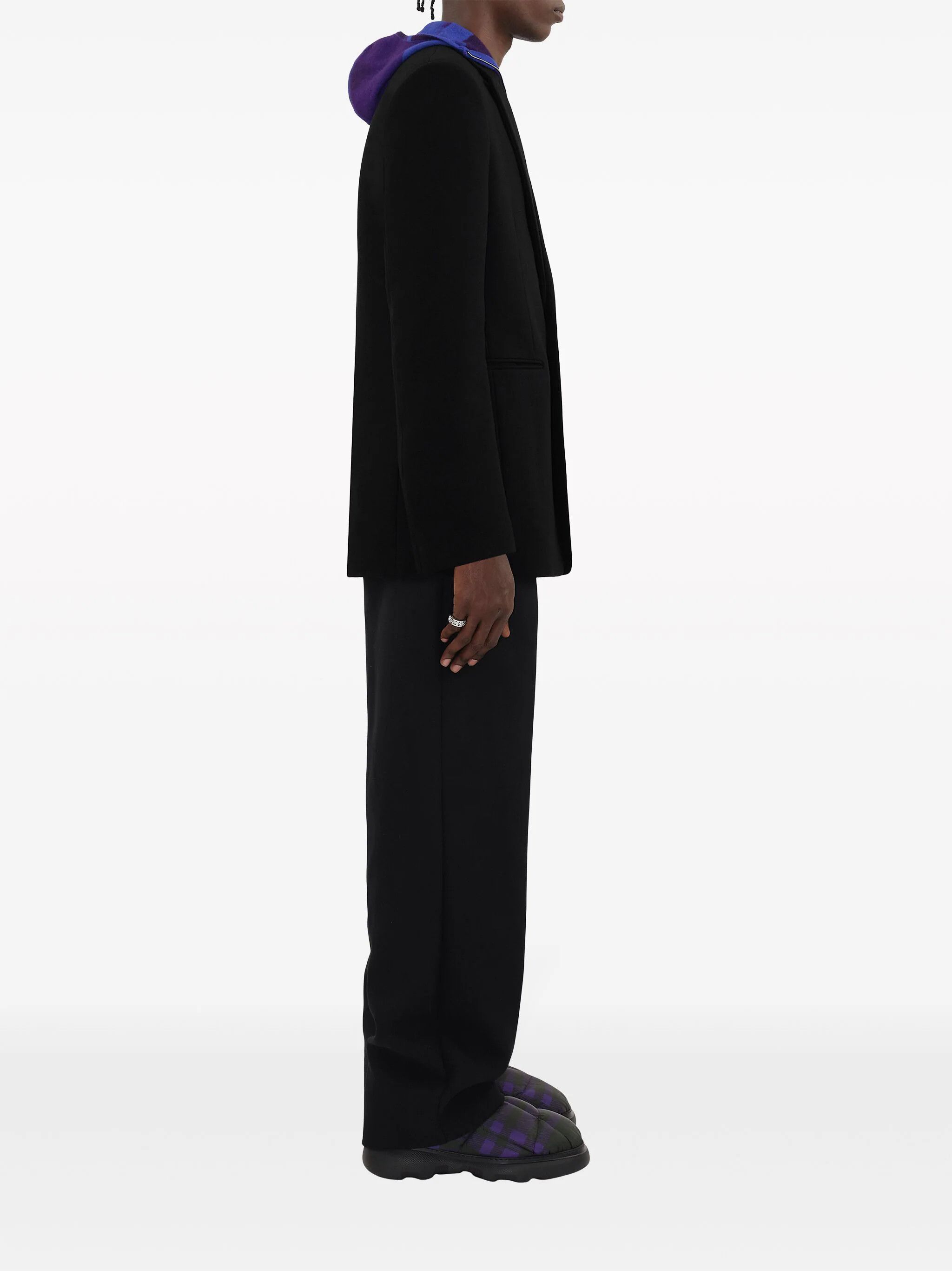 Burberry o1w1db10824 Single-Breasted Wool Blazer in Black Size US S / EU 44-46 / 1 - 3 Thumbnail