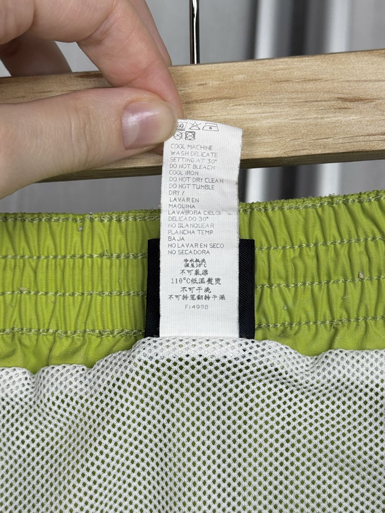 Paul & Shark Paul & Shark acid green swimwear shorts with stripes size L Size US 34 / EU 50 - 11 Thumbnail