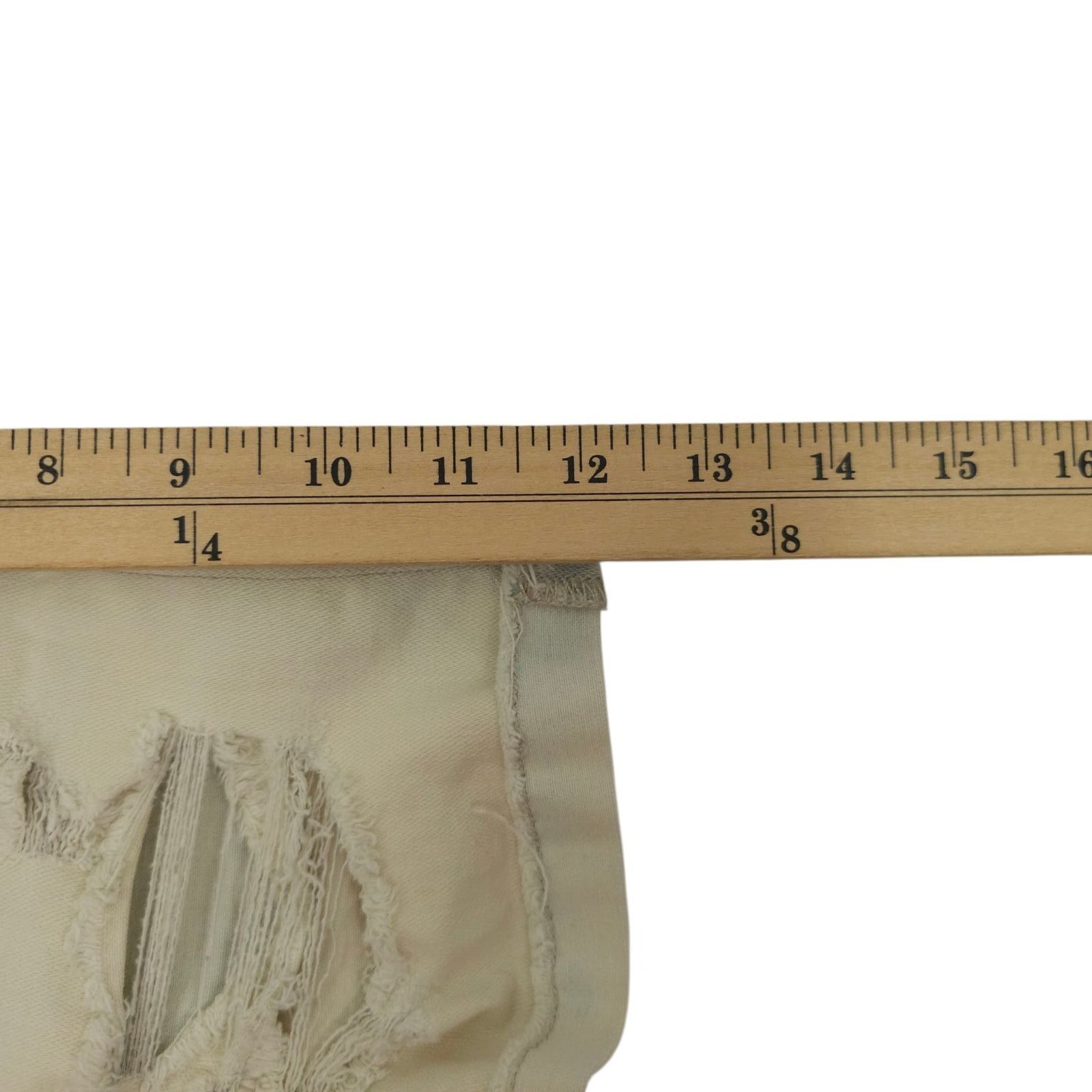 American Eagle Outfitters American Eagle Super Stretch Hi-Rise Shortie 12 Bleached Size 34" / US 12 / IT 48 - 21 Thumbnail