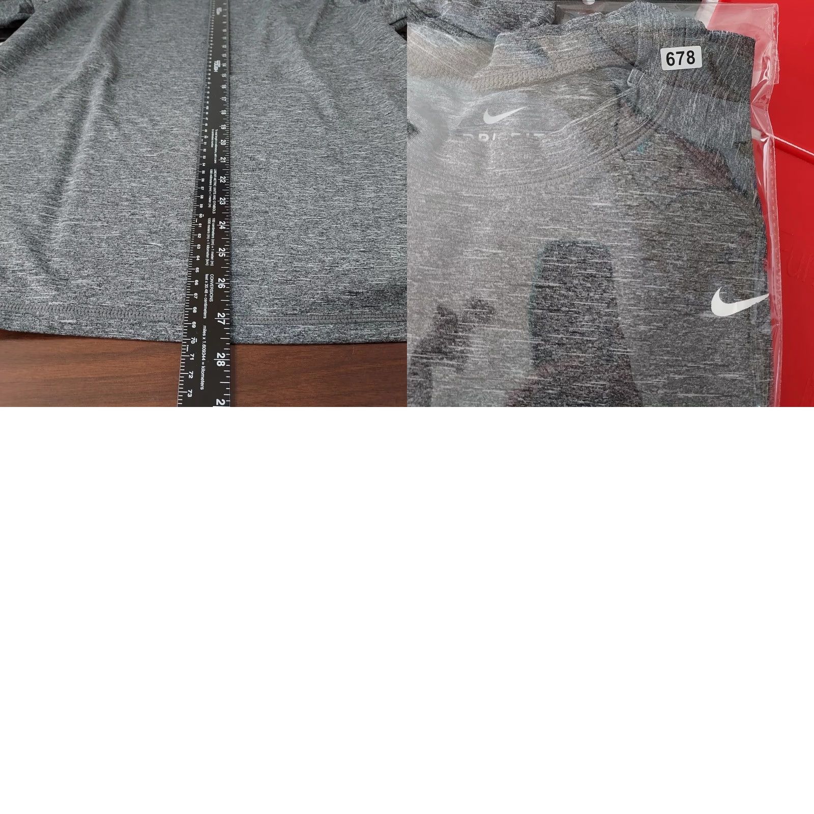 Nike Nike Dri-FIT Men's Gray Short Sleeve T-Shirt Activewear L Size US L / EU 52-54 / 3 - 9 Thumbnail