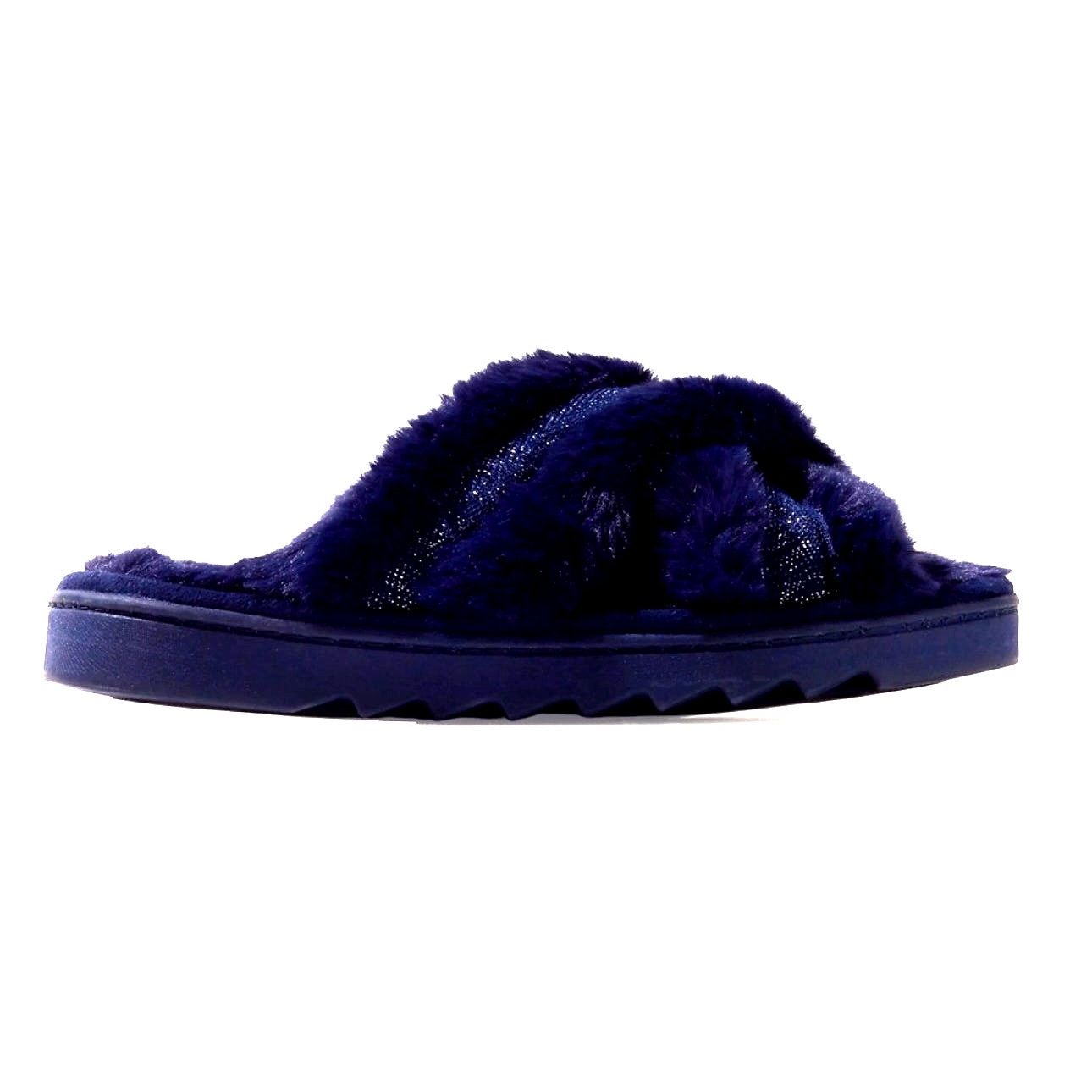 Other Dearfoams Astrid Crossband Slides Peacoat size M (7/8) Size US 7 / IT 37 - 4 Thumbnail