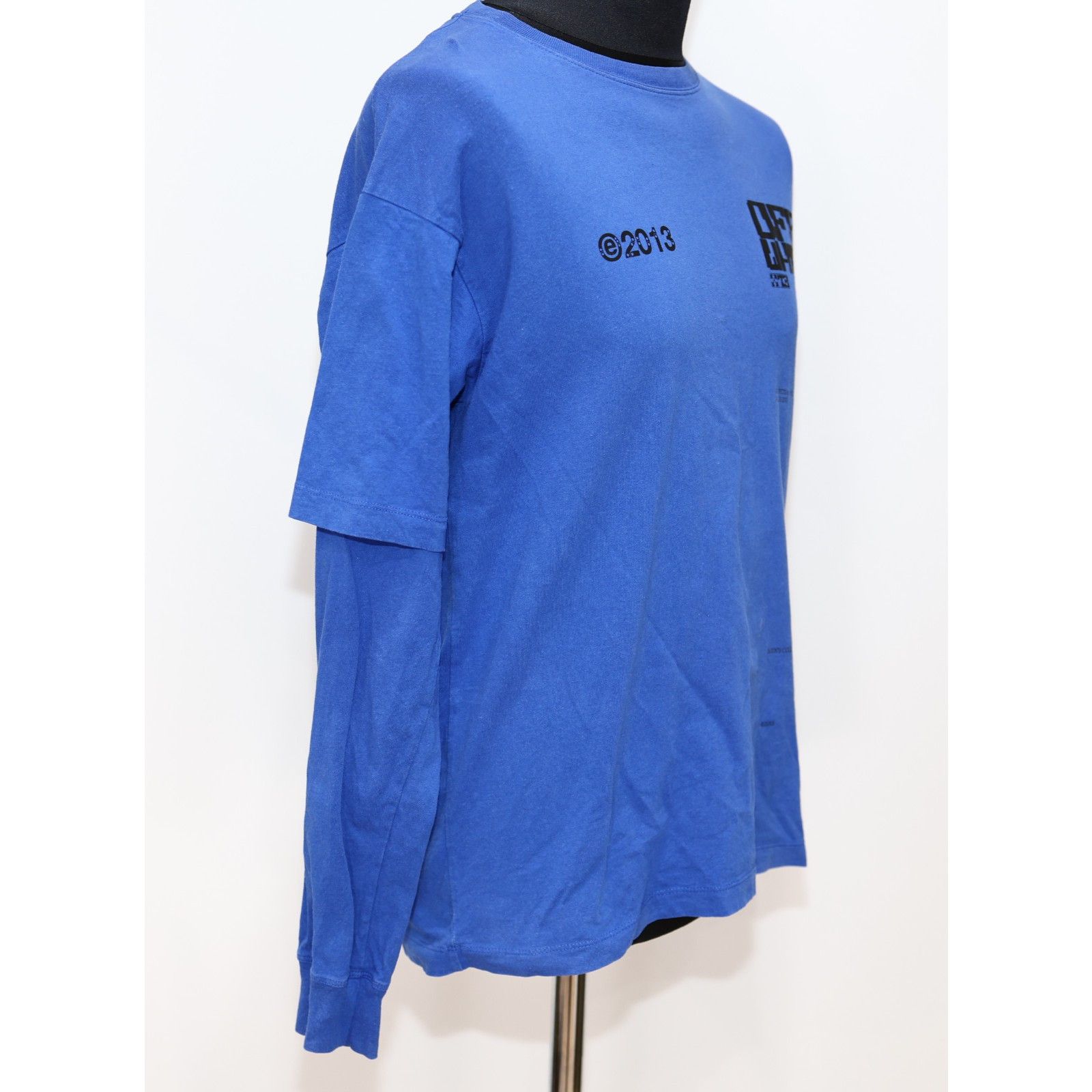 Off-White OFF-WHITE Tech Marker Double Sleeve Oversized T-Shirt 2013 S Size US S / EU 44-46 / 1 - 3 Thumbnail