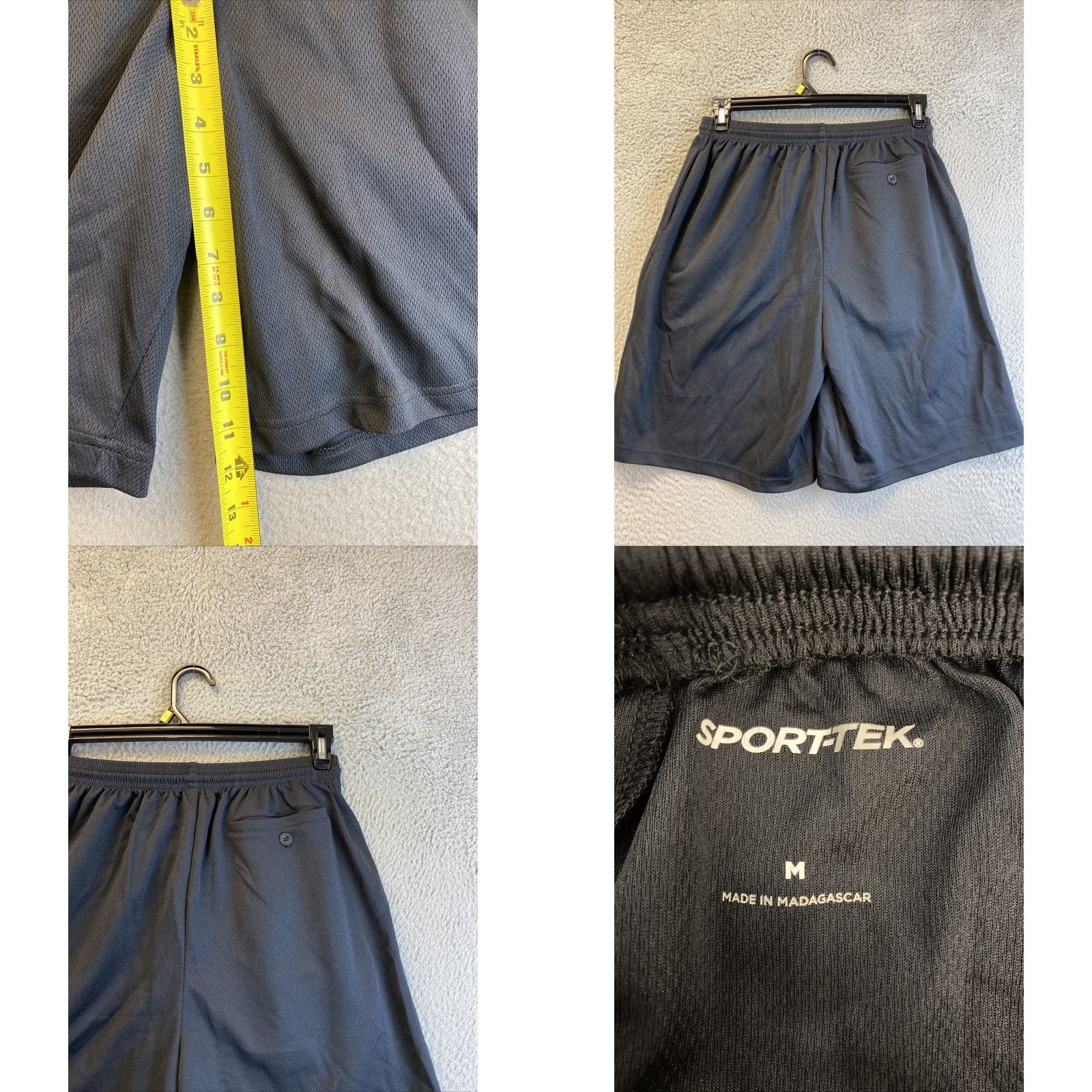 Vintage Sportek Shorts basketball socer running black men’s M Mens Size US 31 - 8 Thumbnail