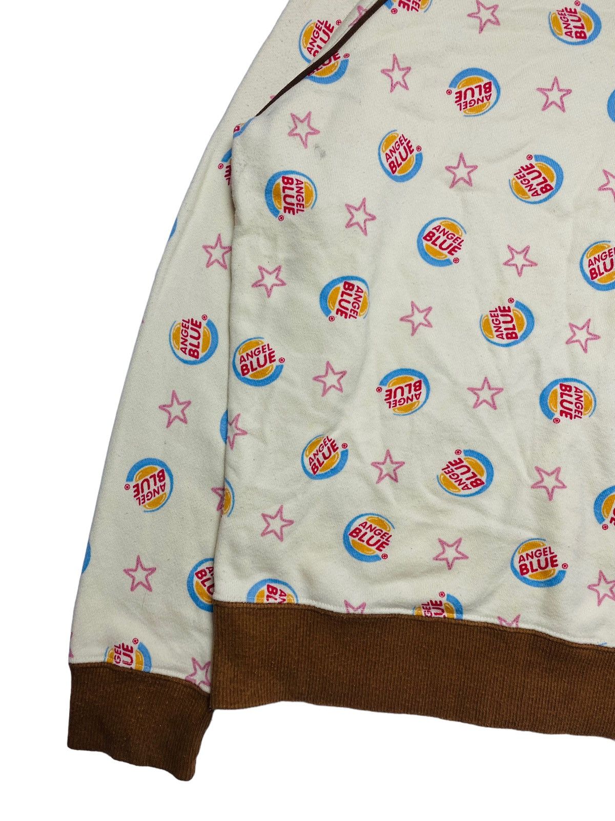 Angel Blue 2000s Angel Blue - Burger King Star Sweatshirt Size M / US 6-8 / IT 42-44 - 8 Thumbnail