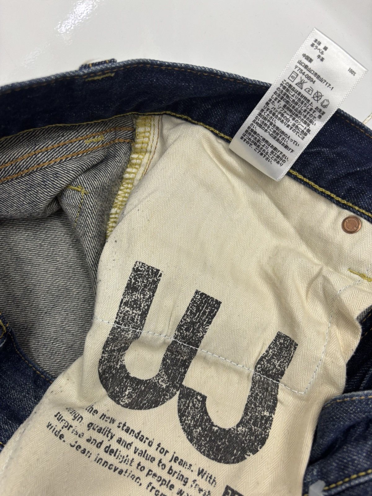 Jean × Undercover × Uniqlo 🔥VINTAGE S002 CLAWMARK BAGGY UNIQLO UNDERCOVER STYLE DESIGN Size US 32 / EU 48 - 11 Thumbnail