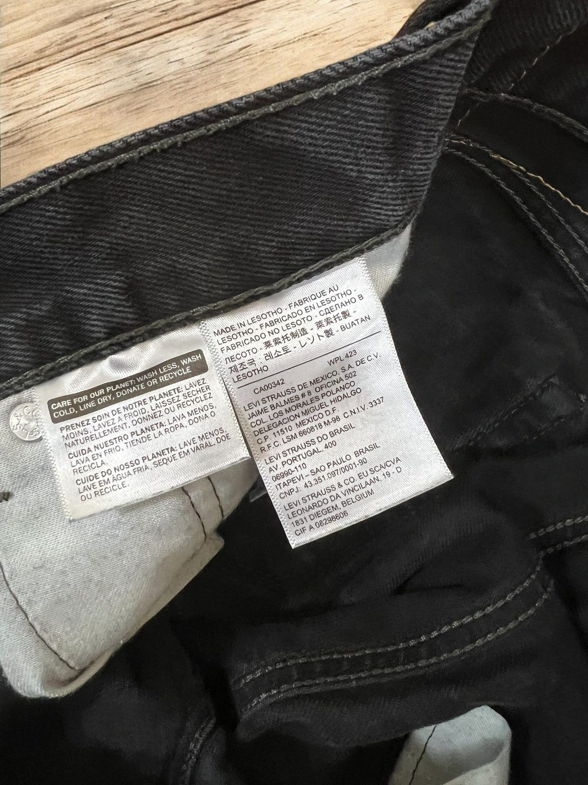 Levi's Levi’s 505 black straight jeans size W30 L32 Size US 30 / EU 46 - 6 Thumbnail