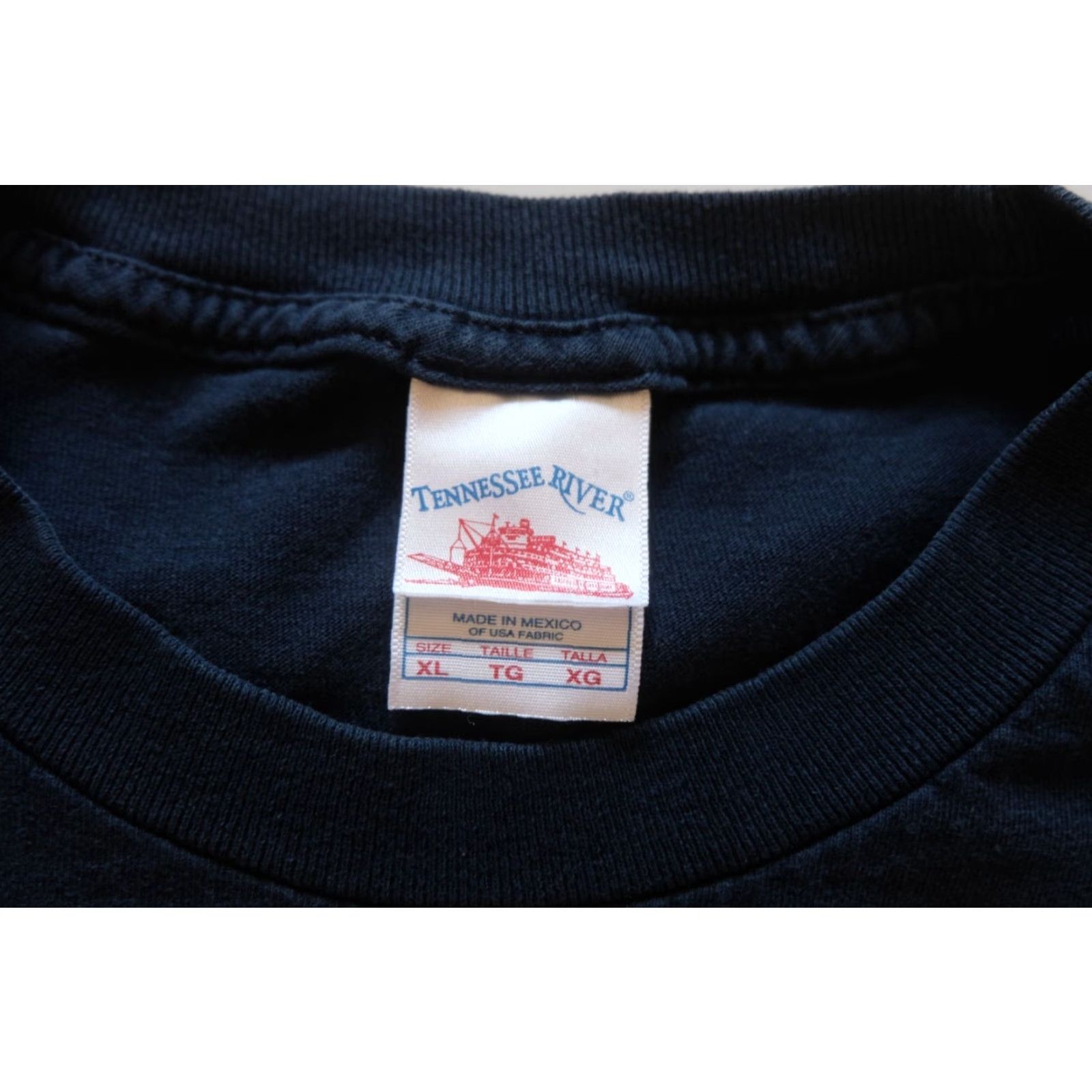 Vintage VINTAGE Tennessee River Bible God Romans 10:13 90s Police Protected T-Shirt XL Black Men Shirt Size US XL / EU 56 / 4 - 5 Thumbnail