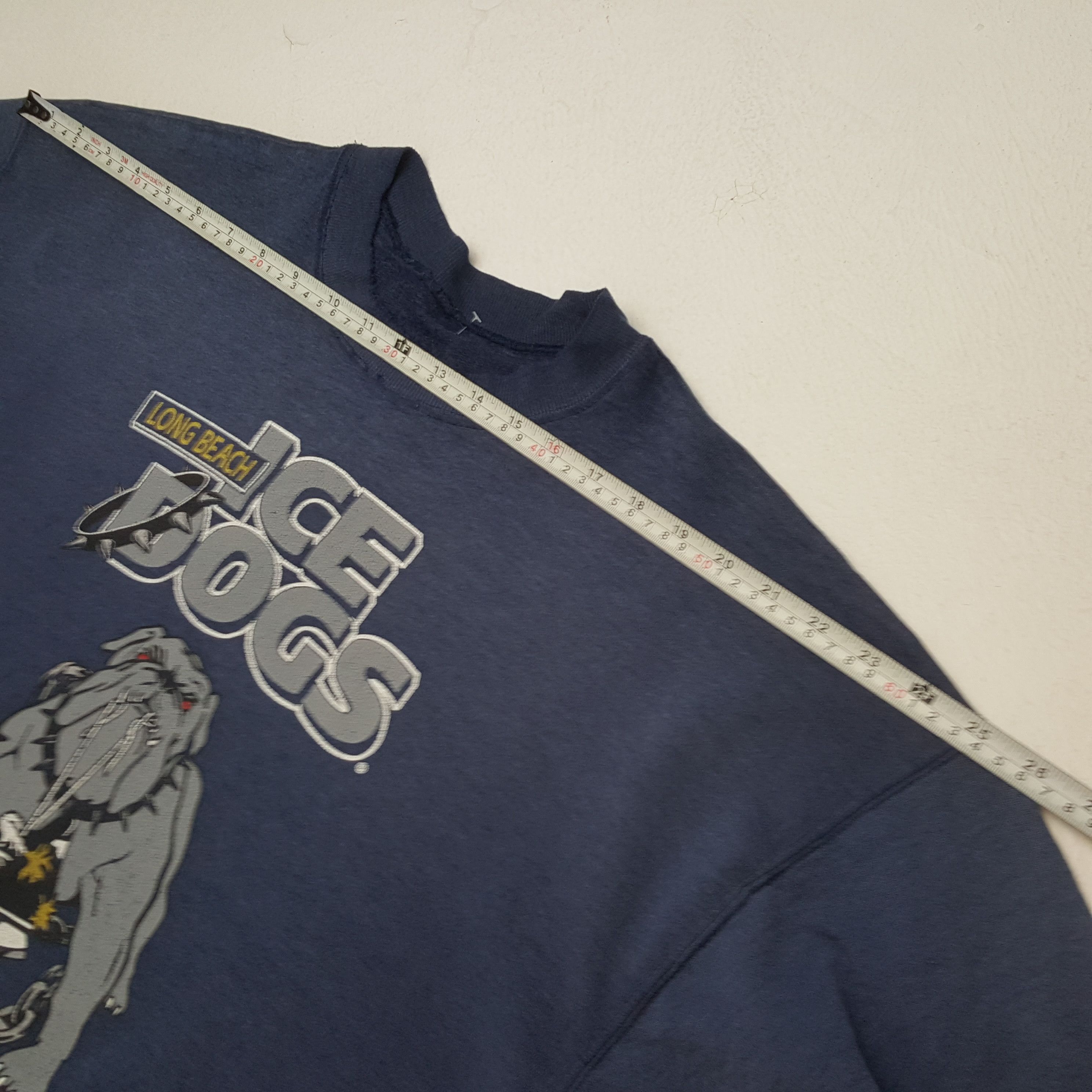 Vintage ICE DOGS Long Beach Streetwear Style Distressed Sweatshirt Size US L / EU 52-54 / 3 - 5 Thumbnail