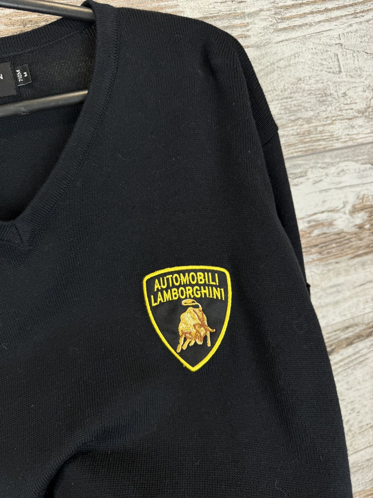 Lamborghini Mens Vintage Automobile Lamborghini Sweater Knitwear racing Size US M / EU 48-50 / 2 - 5 Thumbnail