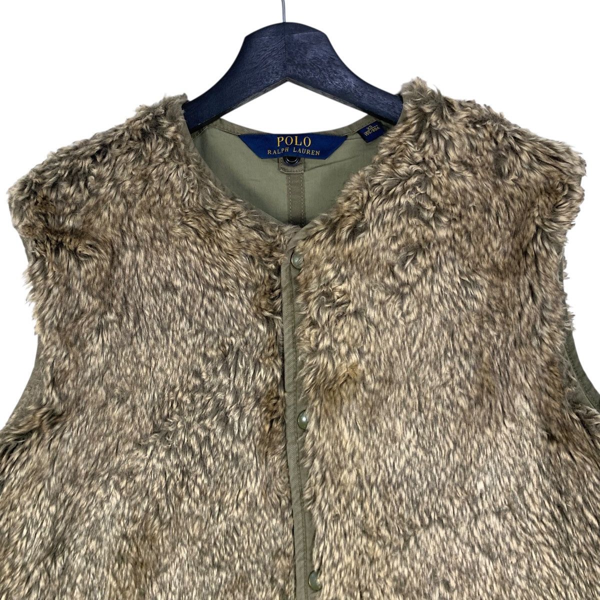 Ralph Lauren Vintage Polo Ralph Lauren Faux Fur Vest Jacket Size US M / EU 48-50 / 2 - 5 Thumbnail