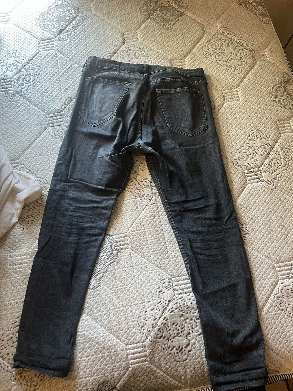 Rag & Bone Blue/grey Rag & Bone Fit 1 jeans Size US 32 / EU 48 - 2 Thumbnail
