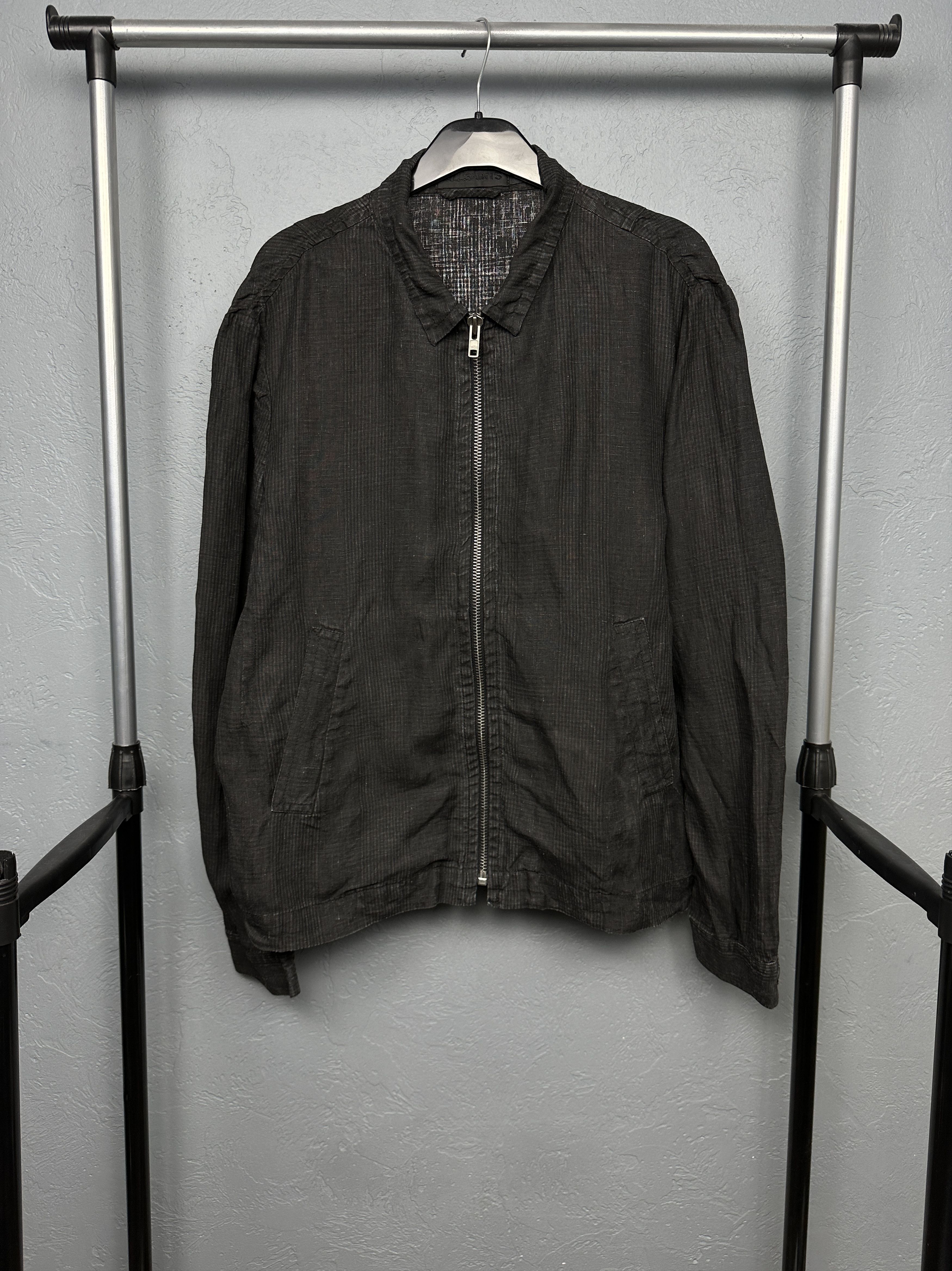 Allsaints Allsaints Vintage Mens Linen Jacket Size US L / EU 52-54 / 3 - 1 Thumbnail