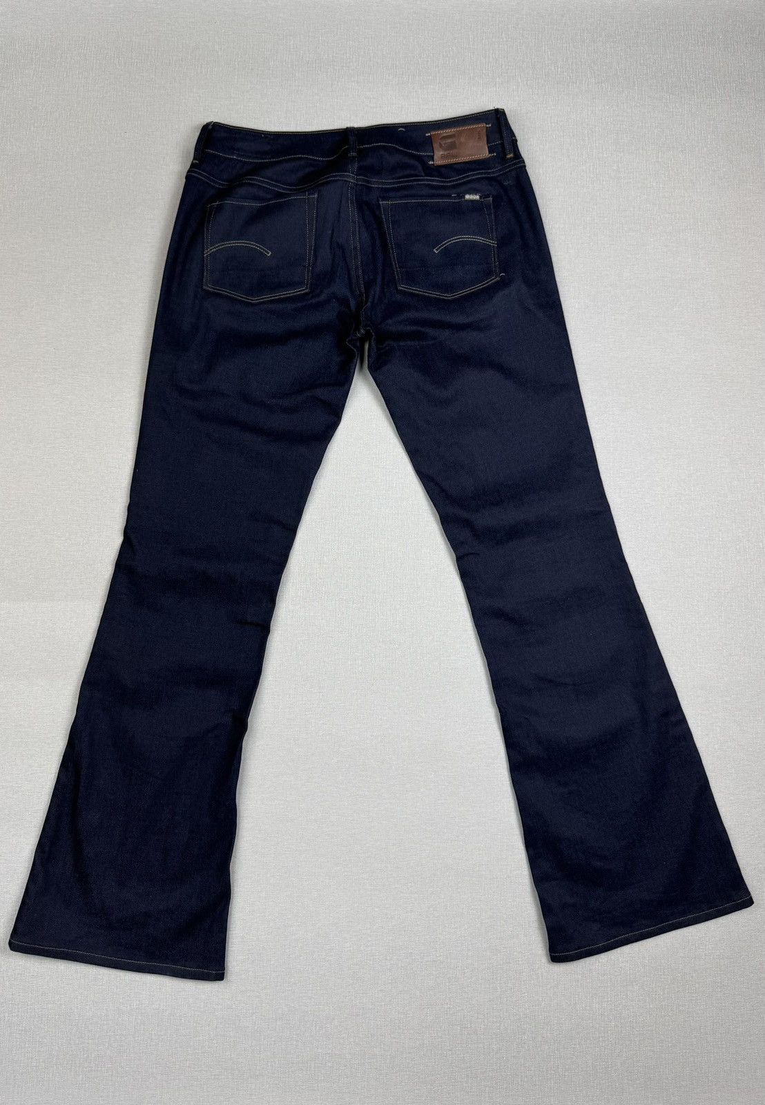 G-Star × Japanese Brand Women’s G-Star Raw 3301 Bootleg Jeans Y2K Denim pants W31L32 Size 30" / US 8 / IT 44 - 3 Thumbnail