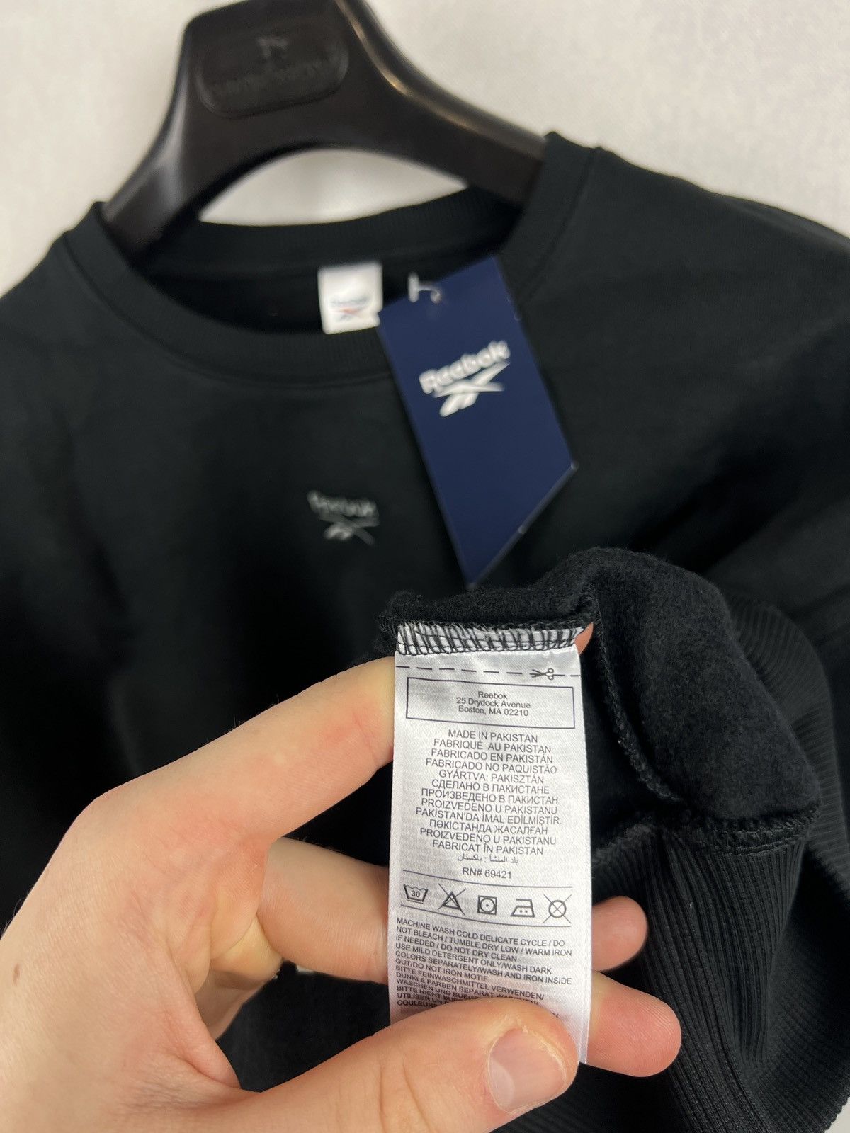 Reebok Black Reebok sweatshirt (new with tags) Size XL / US 12-14 / IT 48-50 - 7 Thumbnail