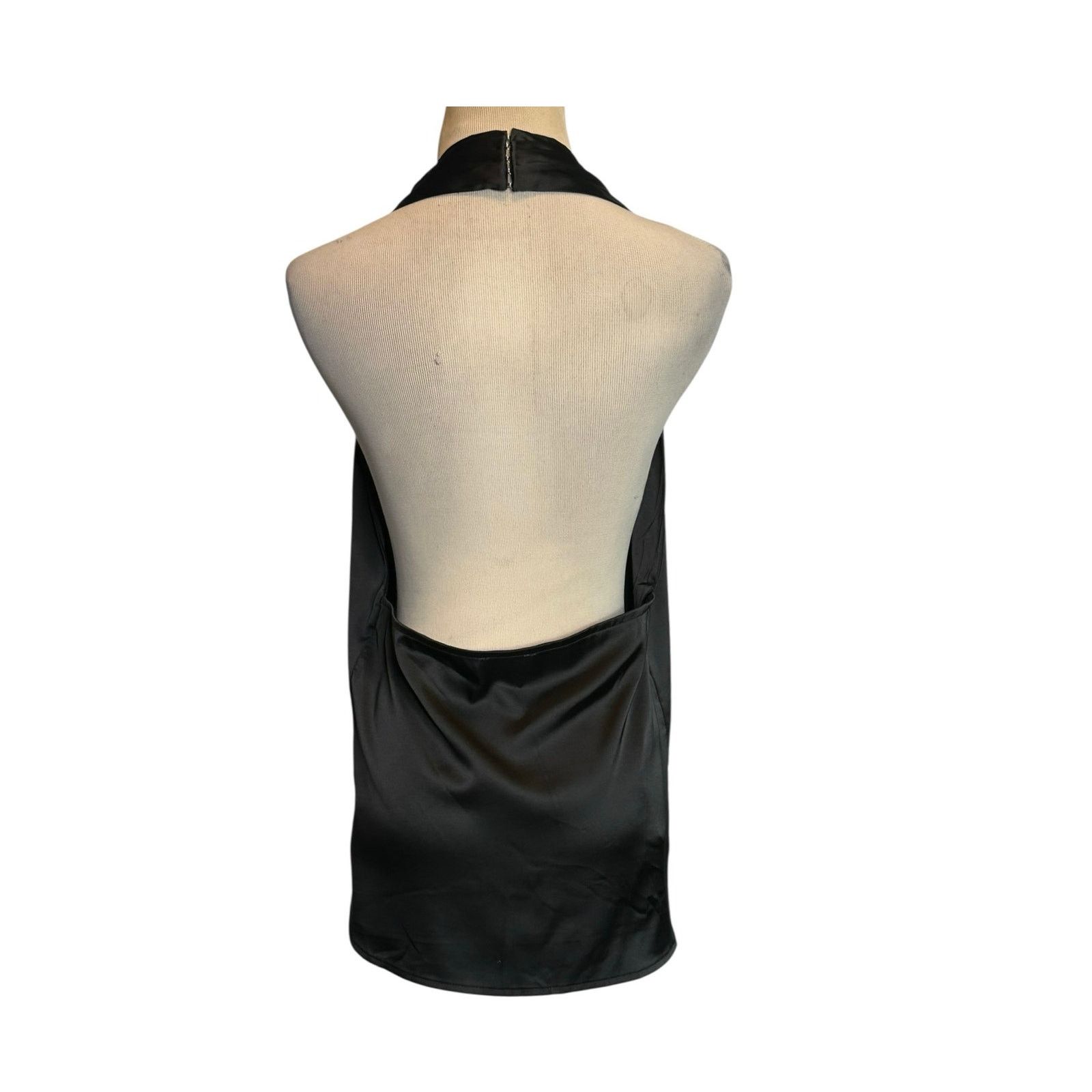 superdown Superdown black satin halter blouse size Small Size S / US 4 / IT 40 - 2 Thumbnail