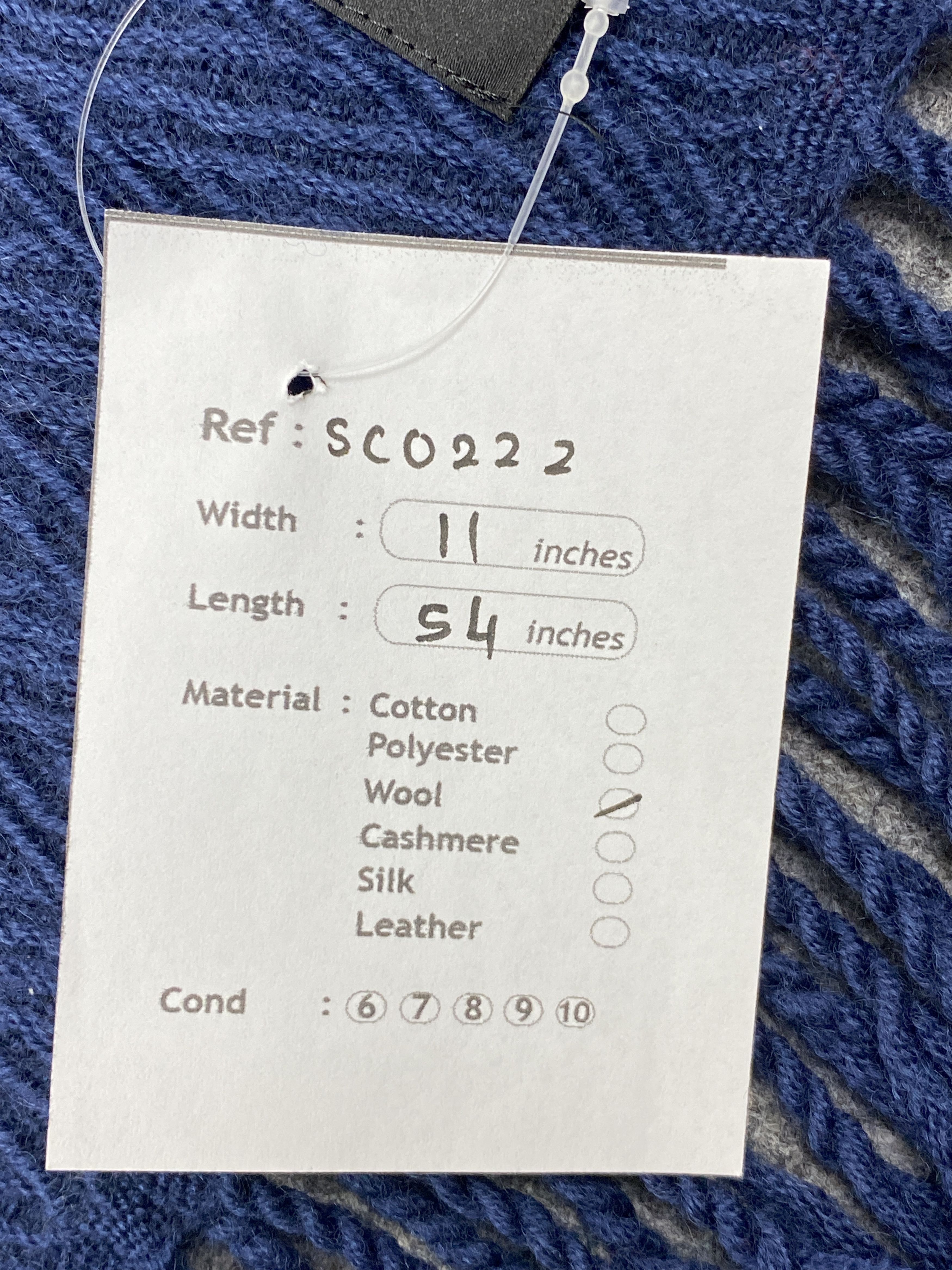 MCM MCM Wool Scarf Muffler Neckwear SC0222 Size ONE SIZE - 8 Thumbnail