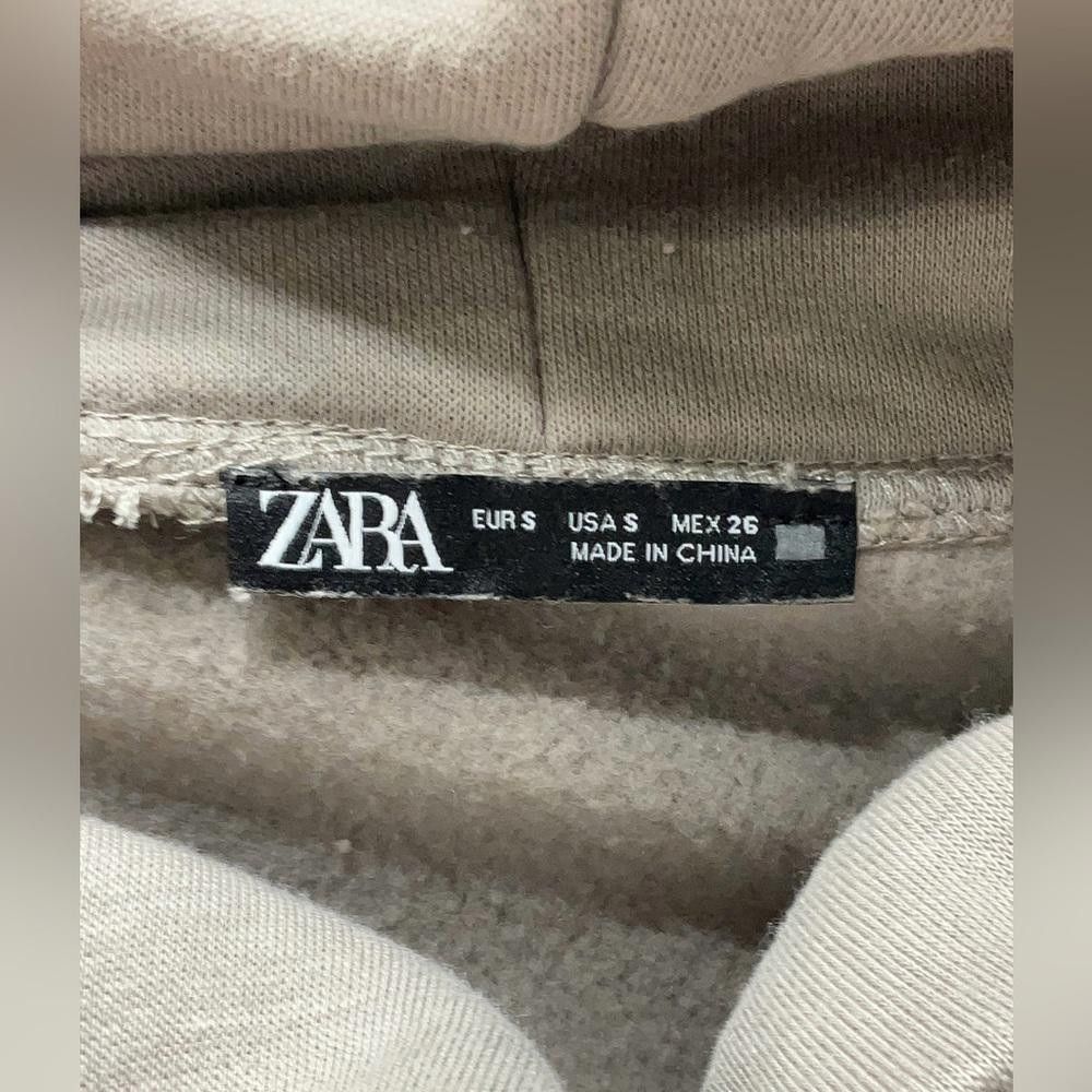 Designer Zara XS Cozy Lightweight Cowl Neck Sweatshirt Size XS / US 0-2 / IT 36-38 - 3 Thumbnail
