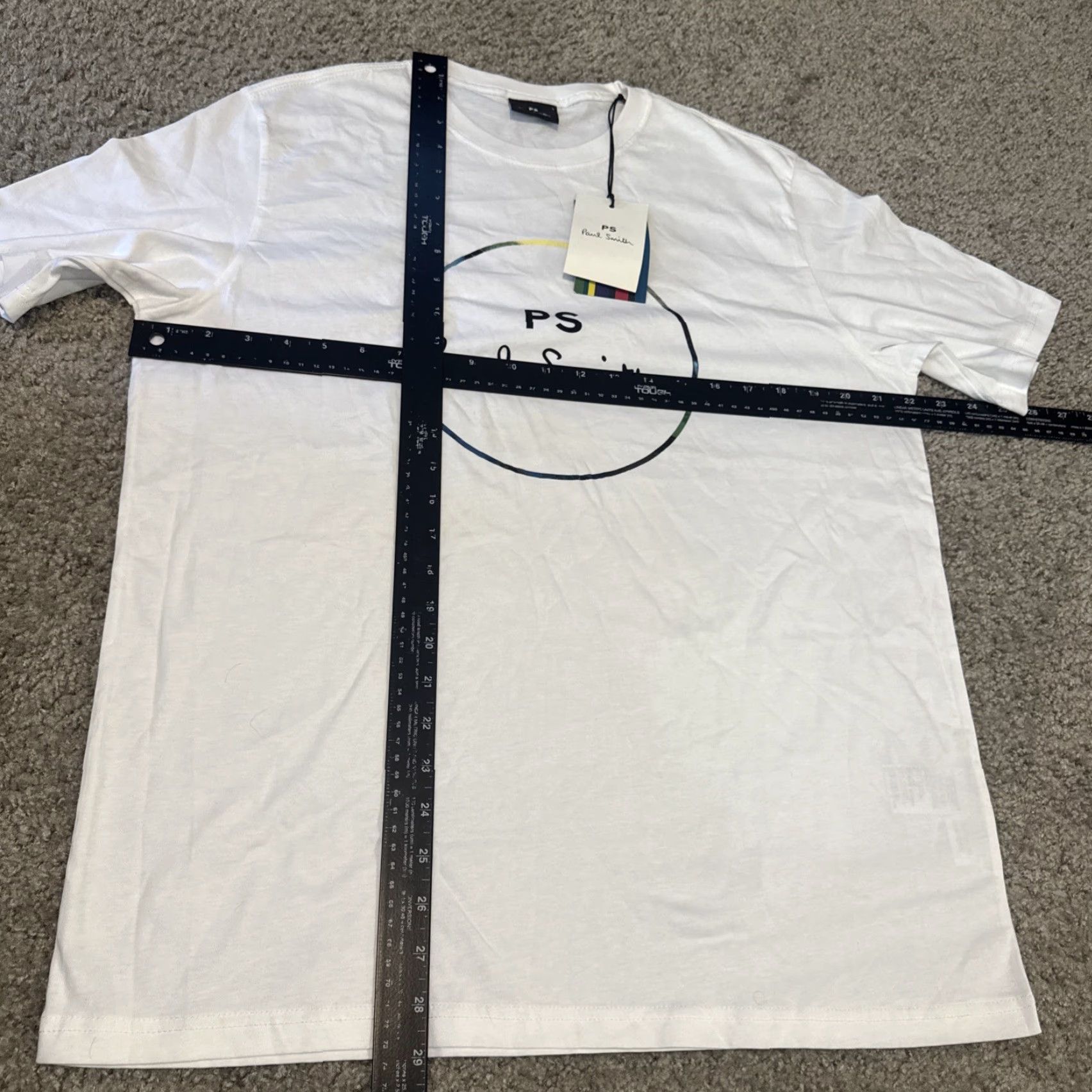 Paul Smith Paul Smith Circle Logo White New With Tags T-Shirt Size US L / EU 52-54 / 3 - 7 Thumbnail