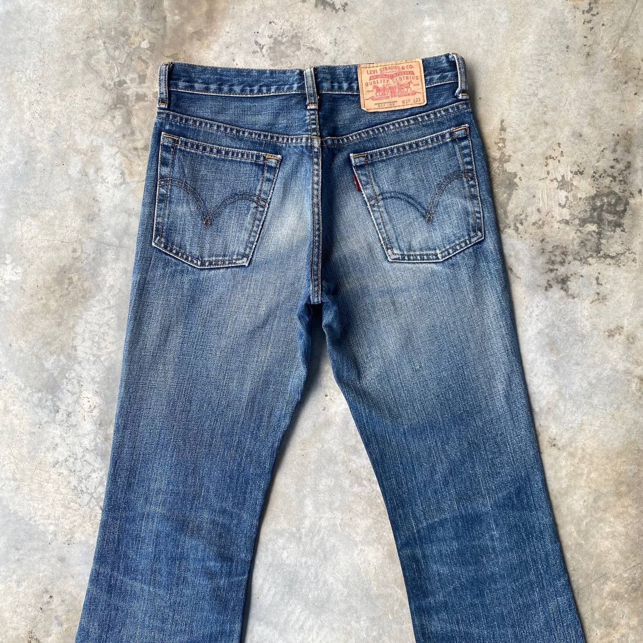 Levi's FLARED VINTAGE LEVIS 517 HONEYCOMB CLAWMARK Y2K DENIM Size US 29 - 12 Thumbnail