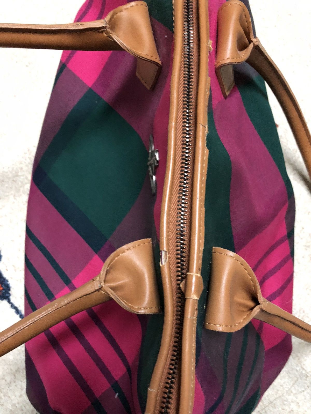 Vivienne Westwood Tartan shoulder Plaid Handbag Size ONE SIZE - 8 Thumbnail