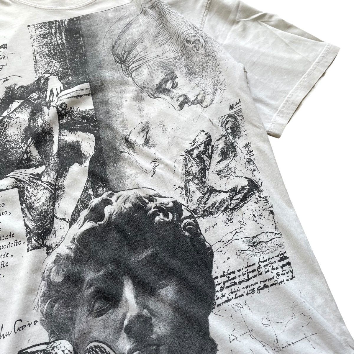 Vintage VINTAGE MICHAEL ANGELO BONAROTUS FLORENT ART AOP T-SHIRT Size US L / EU 52-54 / 3 - 3 Thumbnail