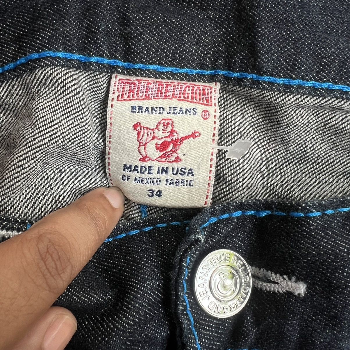 True Religion Vintage Y2k True Religion Jeans Size US 36 / EU 52 - 5 Thumbnail