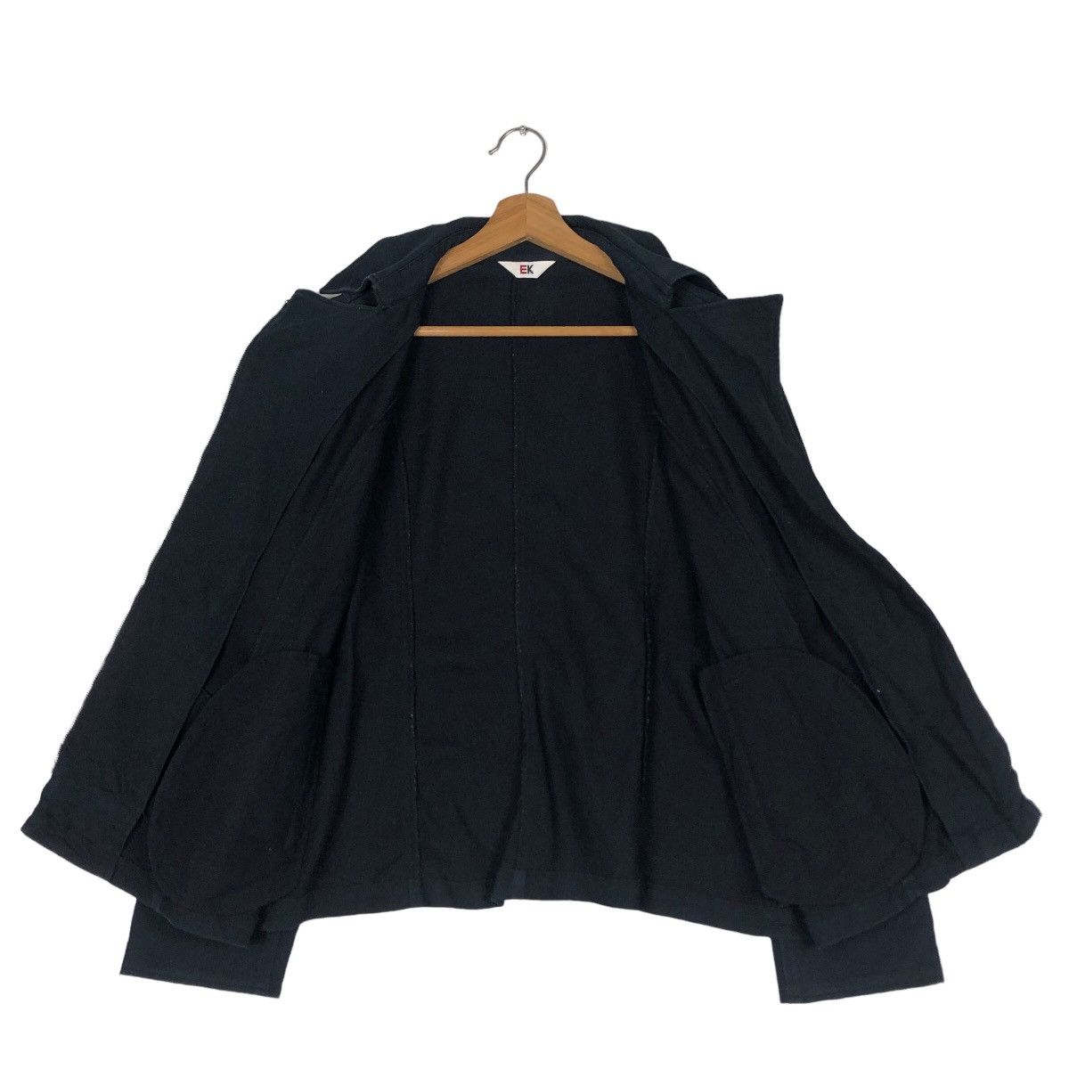 Issey Miyake 🔥Cropped Biker Jacket EK Japan Asymmetrical Zipper Size US M / EU 48-50 / 2 - 13 Thumbnail