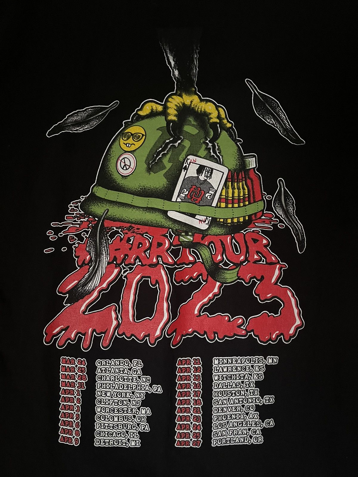 Band Tees Kankan RR Tour Tee 2023 Size US M / EU 48-50 / 2 - 3 Thumbnail