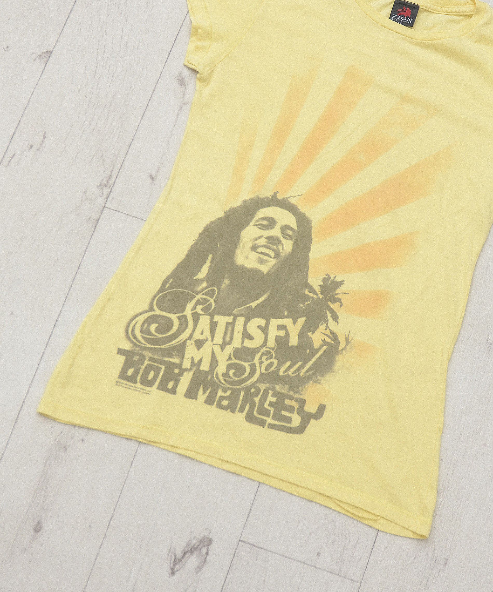 Bob Marley × Vintage × Zion Rootswear Vintage Y2K Zion Bob Marley Band Tee Reggae Jamaica Music Size L / US 10 / IT 46 - 3 Thumbnail