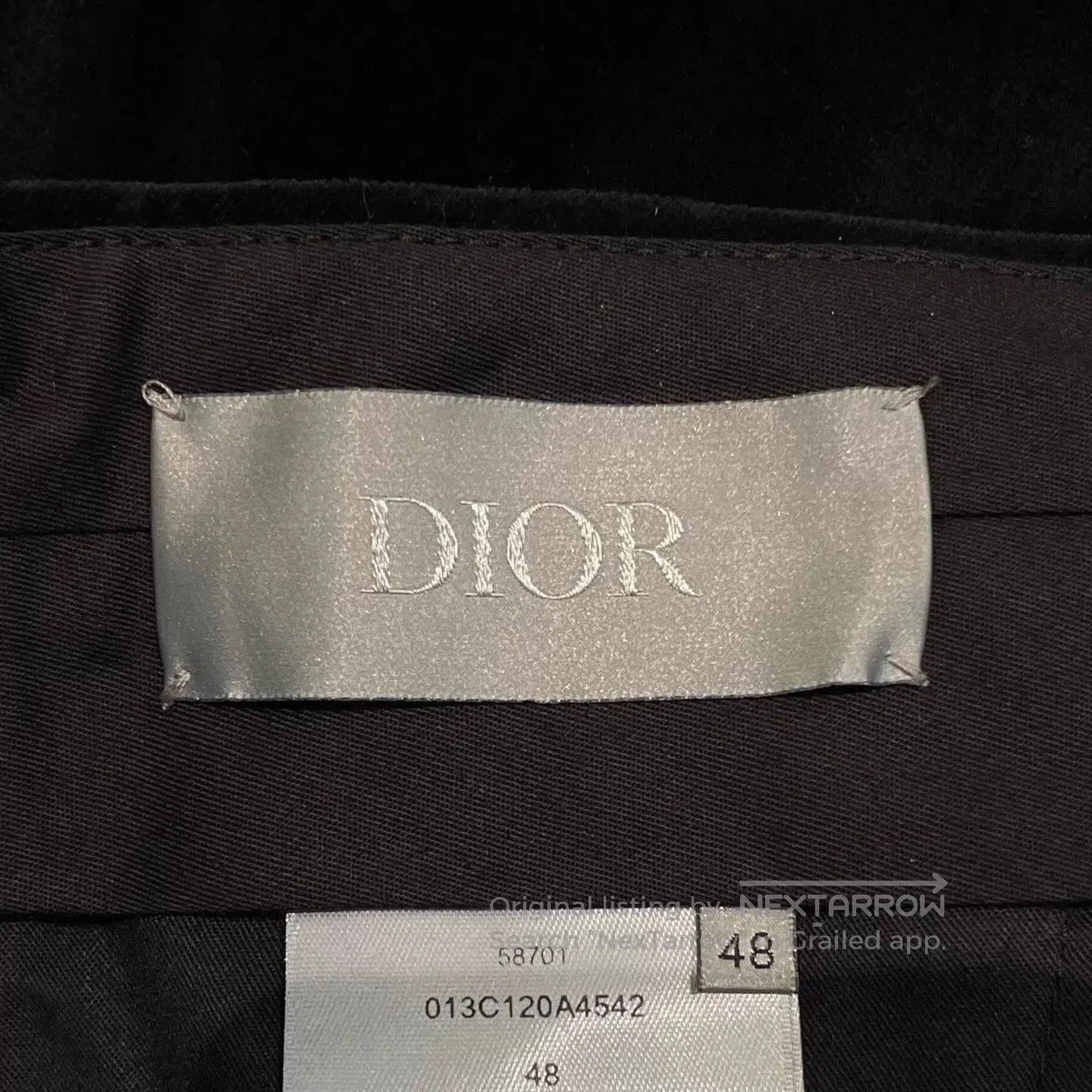 Dior Black Casual Pants Size 32. Size US 32 / EU 48 - 5 Thumbnail