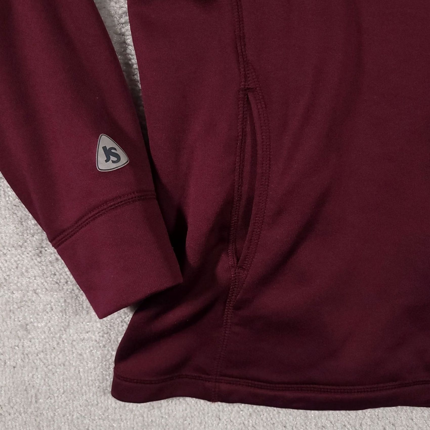 Jansport VINTAGE Jansport 1/4 Zip Pullover Sweatshirt Fleece Burgundy Mens L 90s Sweatshirt Size US M / EU 48-50 / 2 - 5 Thumbnail