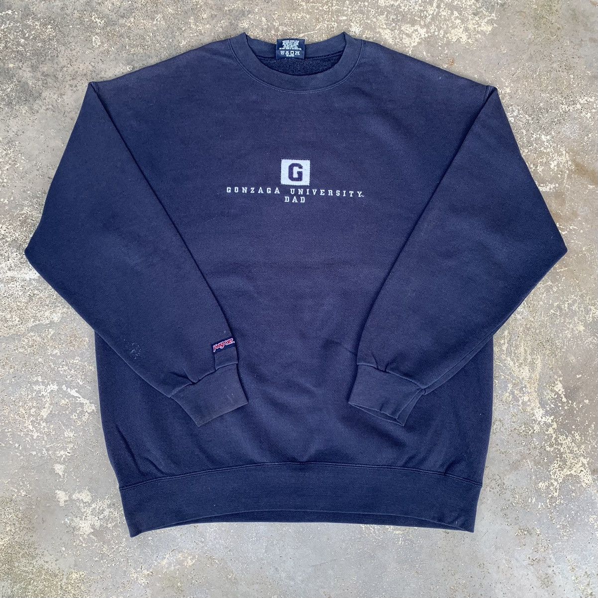 Jansport × Vintage Vintage 90s Jansport Gonzaga University DAD Crewneck Size US XL / EU 56 / 4 - 2 Thumbnail