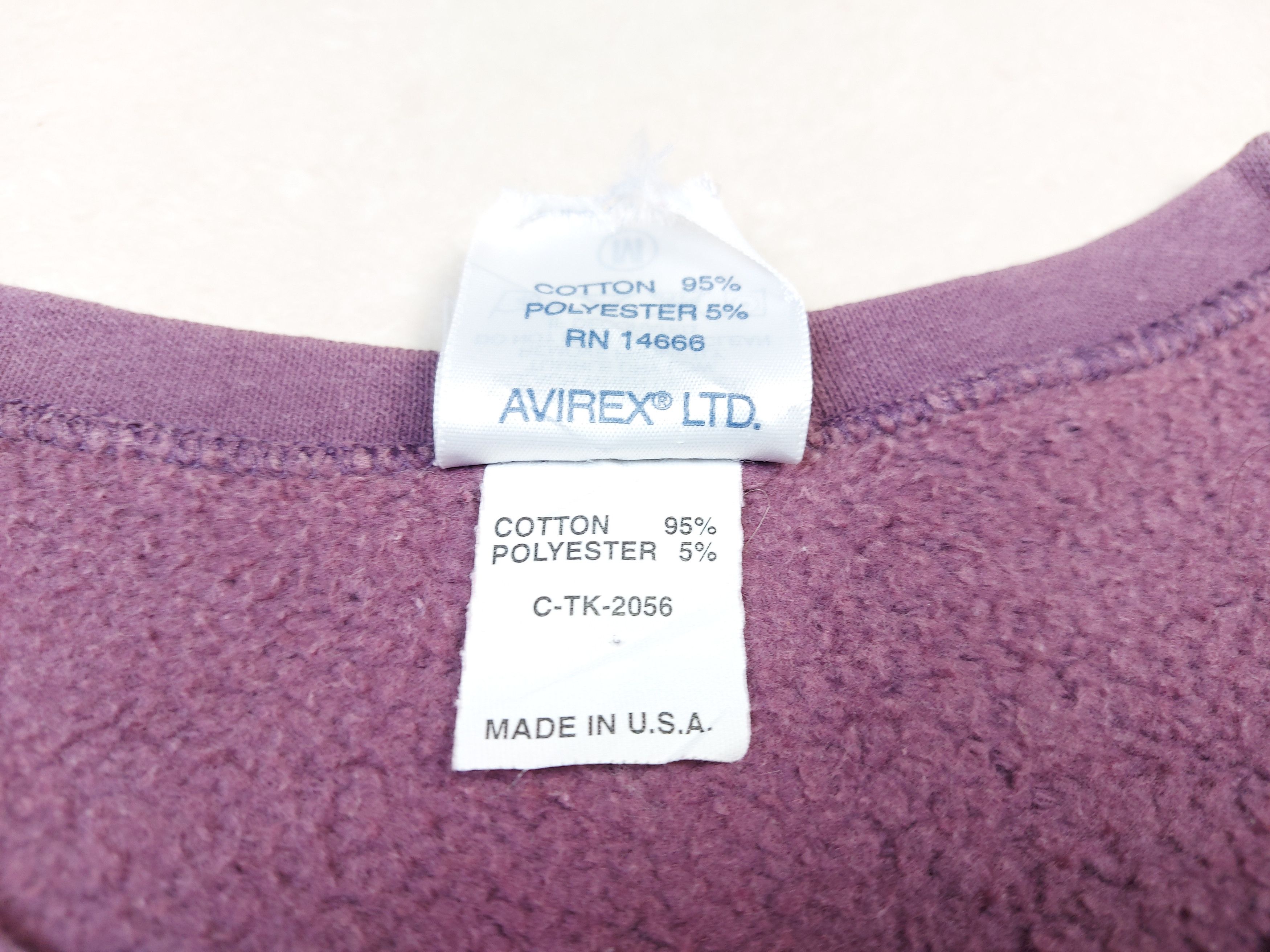 Avirex × Vintage Vintage Avirex Champ Made in USA Purple Sweatshirt Size US M / EU 48-50 / 2 - 7 Thumbnail