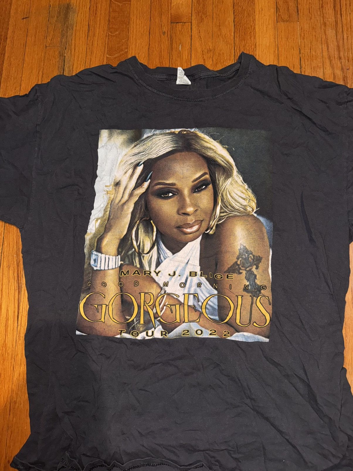 Band Tees × Rap Tees × Vintage Mary J Blidge tour tee Size US XL / EU 56 / 4 - 1 Thumbnail