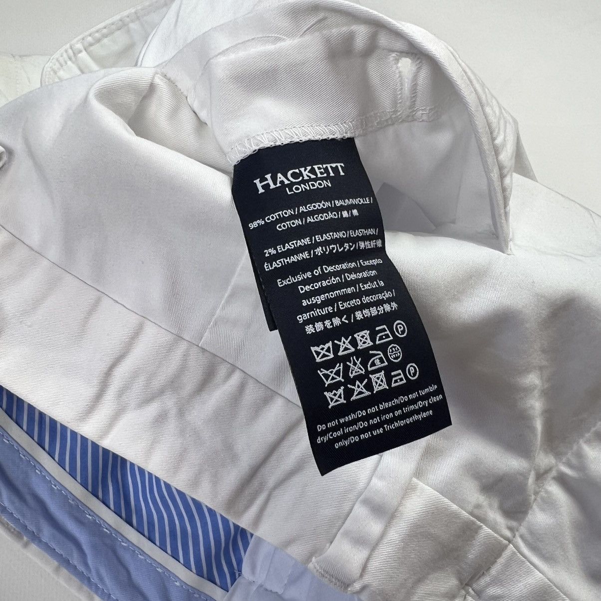 Hackett Hackett slim stretch cotton shorts Size US 34 / EU 50 - 6 Thumbnail