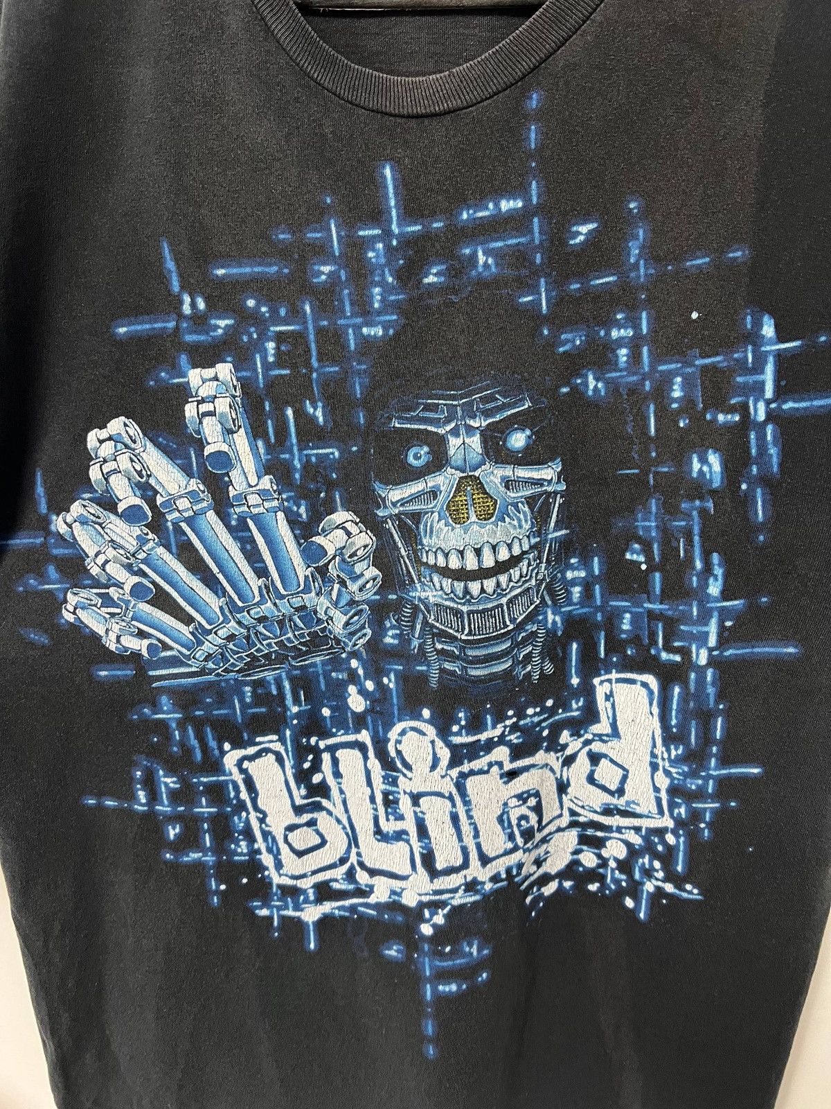 Blind Skateboards Vintage 90's Blind Skateboarding T shirt Sk8 Overprint M-L Size US L / EU 52-54 / 3 - 9 Thumbnail