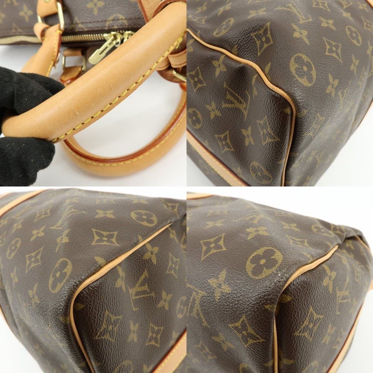 Louis Vuitton Louis Vuitton Monogram Keepall Bandouliere 50 Duffle Bag Size ONE SIZE - 5 Thumbnail