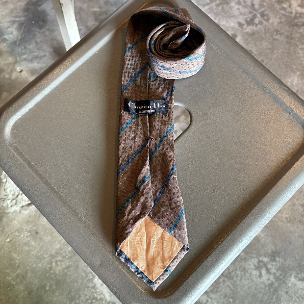 Christian Dior Monsieur Vintage Christian Dior Silk Tie Size ONE SIZE - 1 Thumbnail