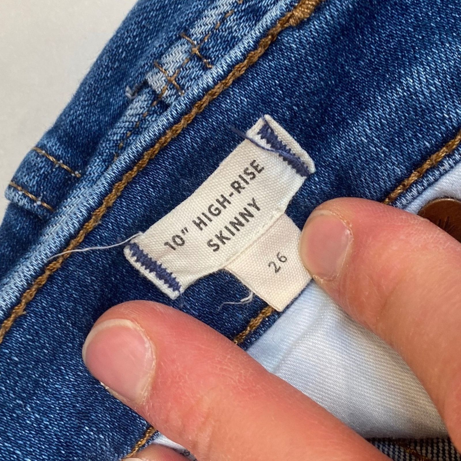 Madewell Madewell Women's 10" High-Rise Skinny Jeans -26 Size 26" / US 2 / IT 38 - 7 Thumbnail