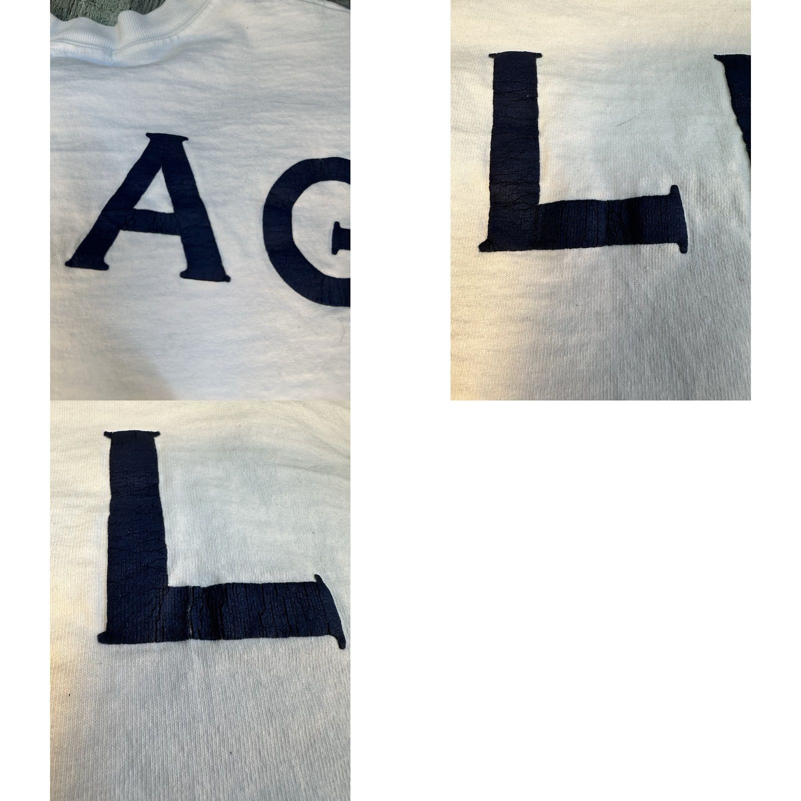 Vintage VINTAGE Bellagio Las Vegas Crewneck Sweatshirt XL Men White 90s Pullover USA 100% Cotton Back Graphic Sleeve Minimal Casual Size US XL / EU 56 / 4 - 9 Thumbnail