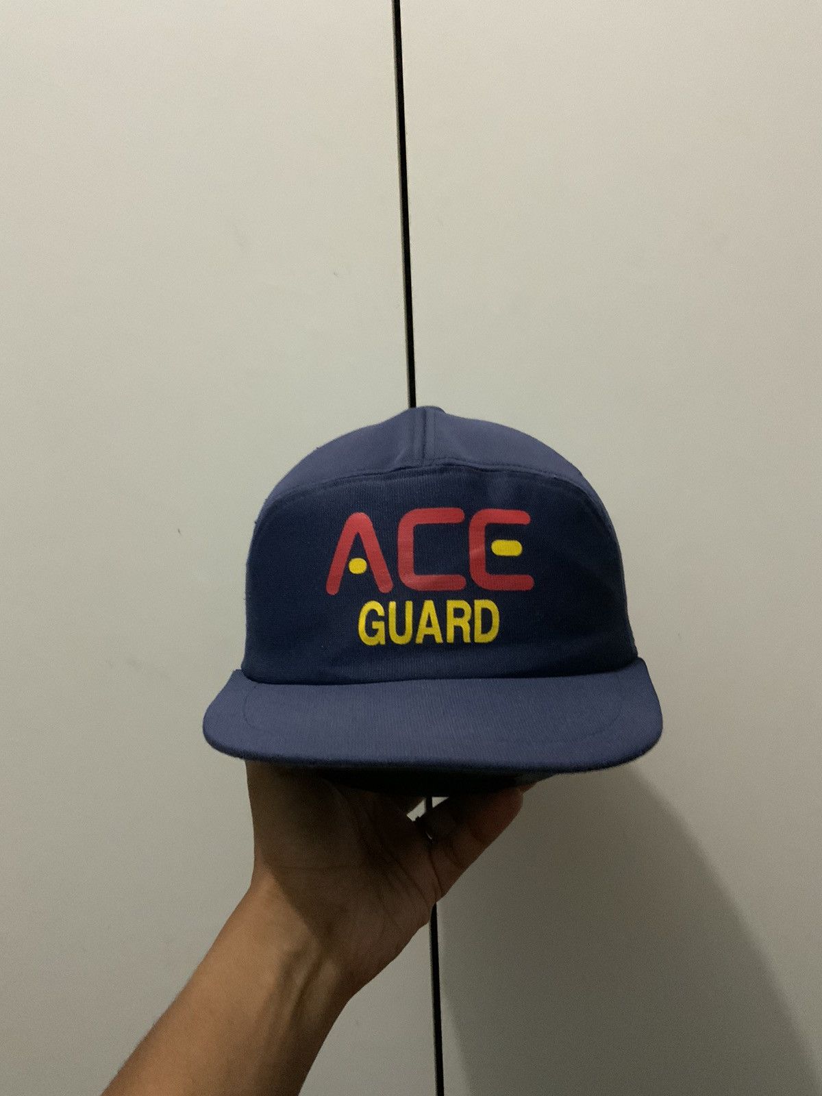 Japanese Brand Ace Guard Inidgo Japan Made Vintage Hat Size ONE SIZE - 5 Thumbnail